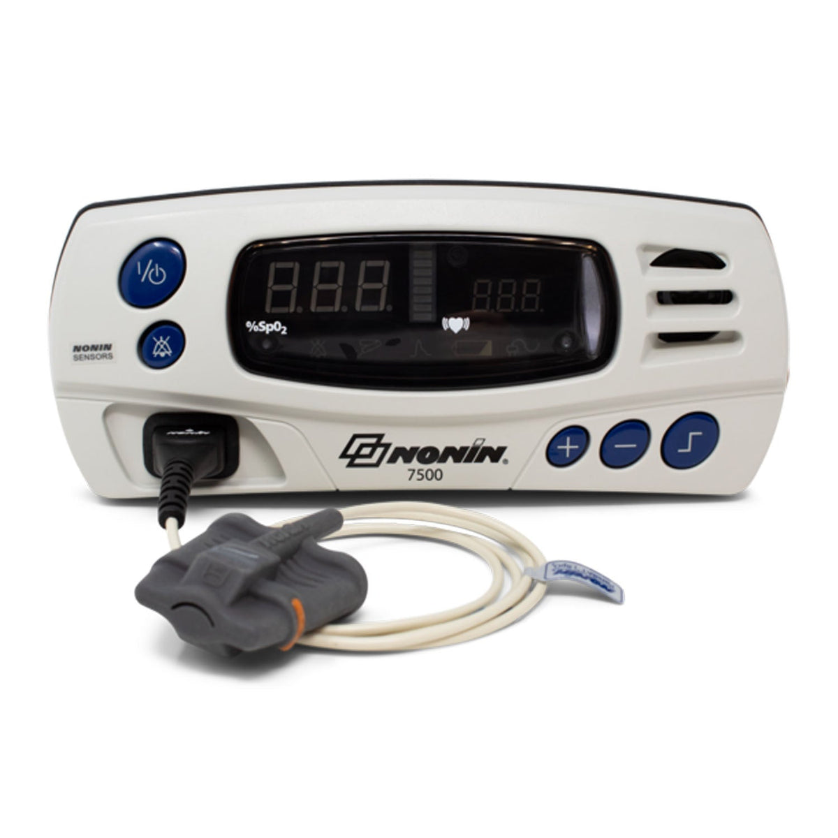 Nonin Model 7500 Tabletop Pulse Oximeters - Large Soft Sensor 8000SL
