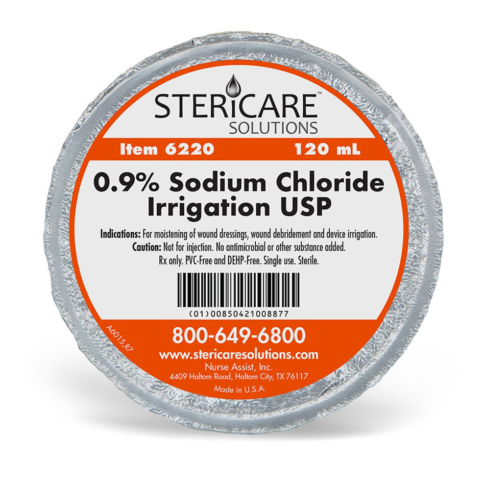 Nurse Assist Stericare Saline & Water - Saline Variants (Foil Lid Cup)