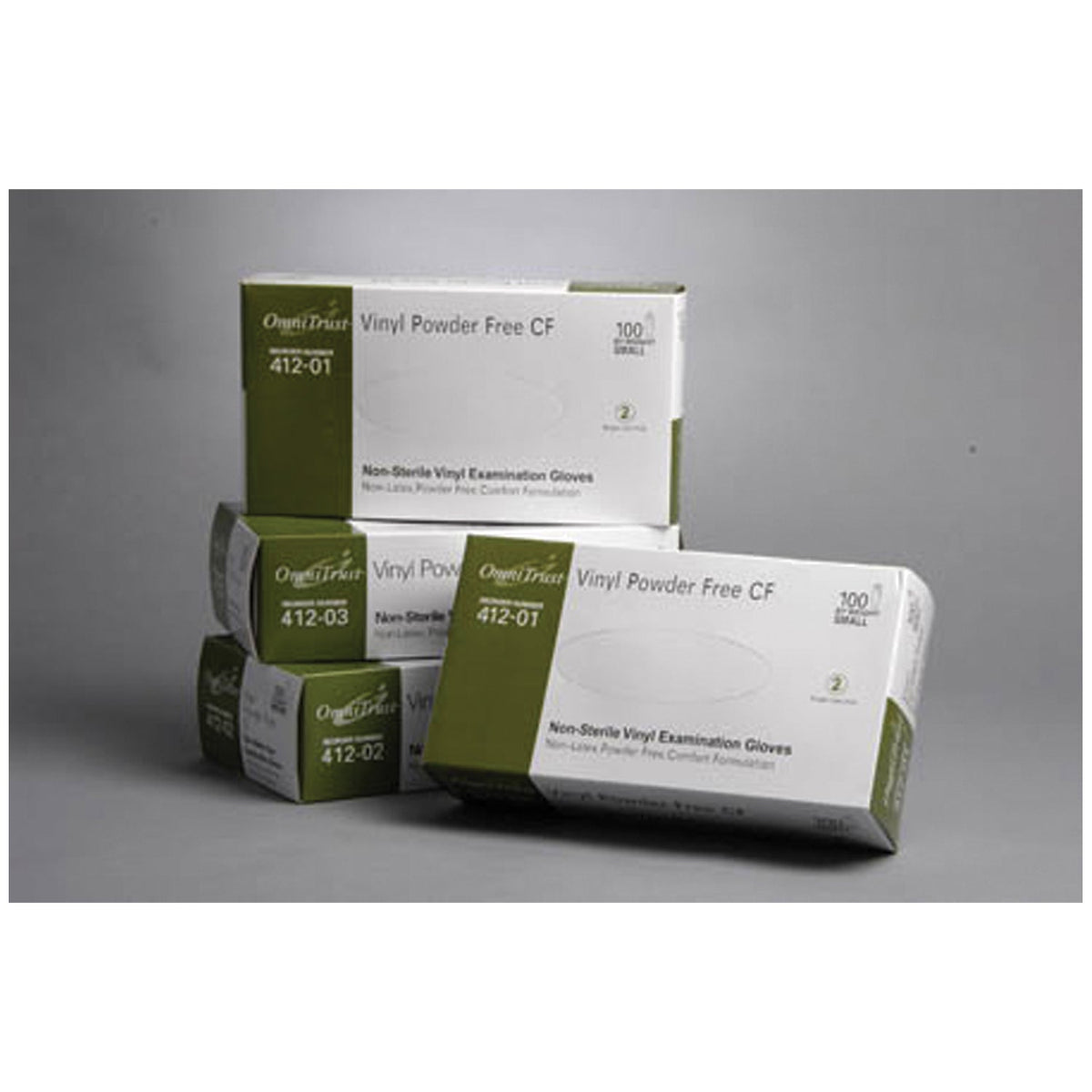 Omni International Omnitrusttm Synthetic Stretch Vinyl Powder Free Examination Glove