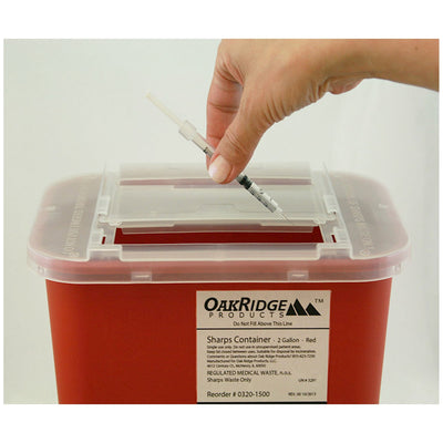 Oak Ridge Sharps Container - Slide Lid