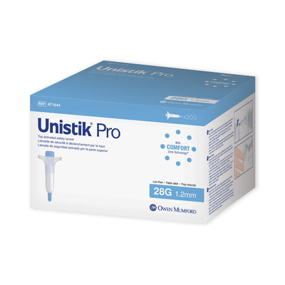 Owen Mumford Unistik PRO Top Activated Safety Lancets