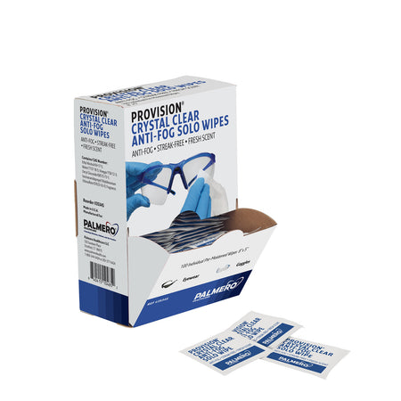 Palmero Eyewear Accessories - ProVision Crystal Clear Anti-Fog Solo Wipes