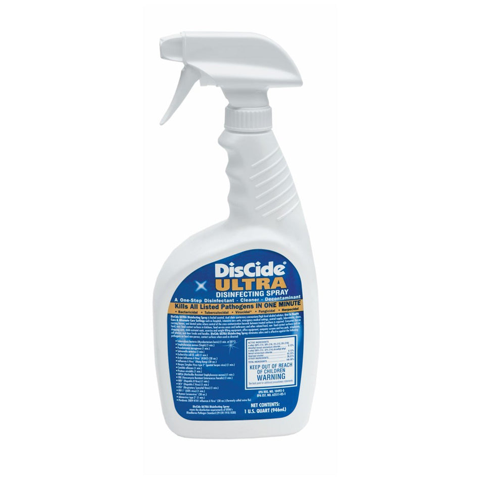 Palmero Discide Ultra Surface Disinfectant - Quart Sprayer