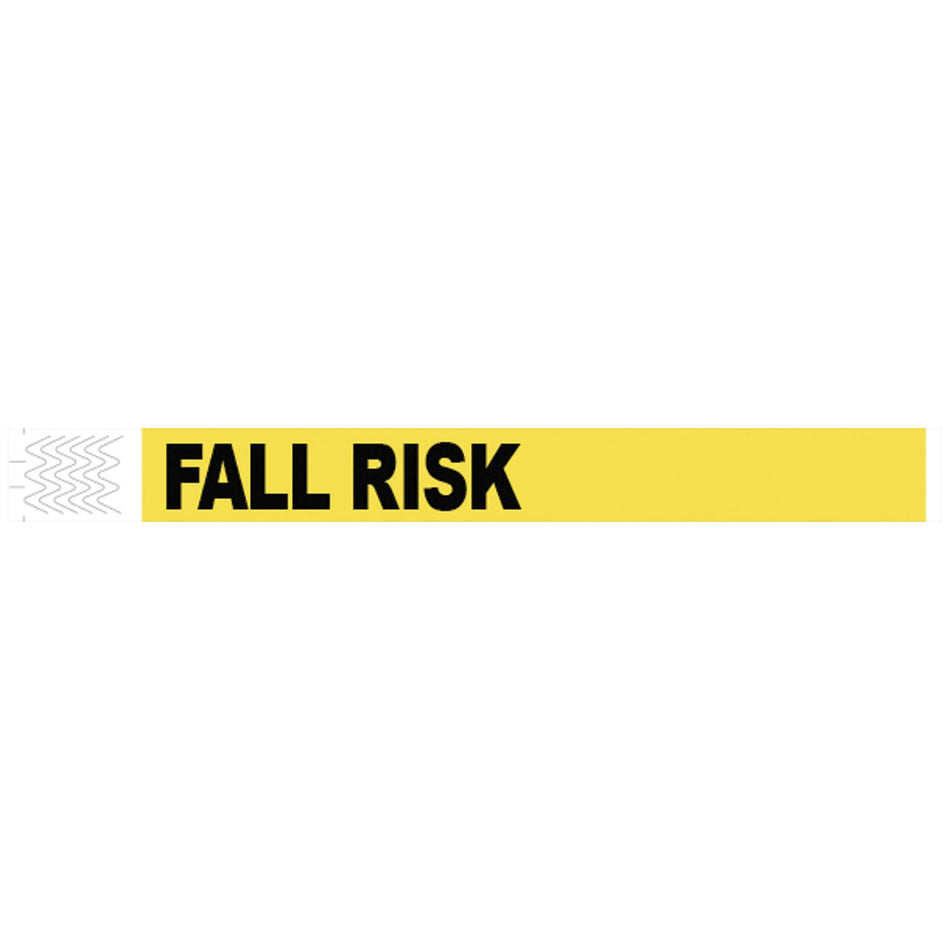 Medical ID Solutions Tyvek Wristbands - Fall Risk Alert