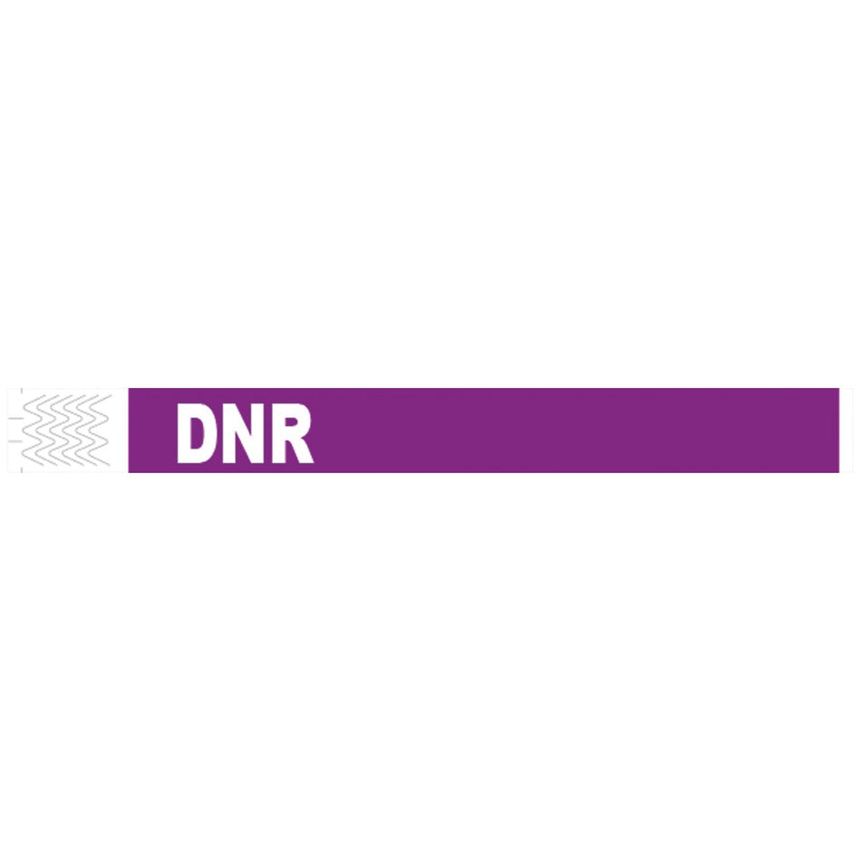Medical ID Solutions Tyvek Wristbands - DNR Alert