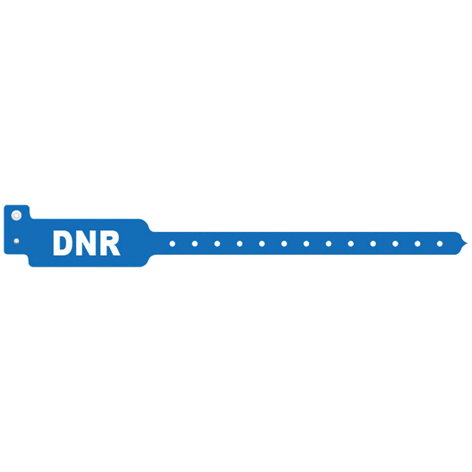 Medical ID Solutions Tri-Laminate Alert Wristbands - DNR (Adult/Pediatric)