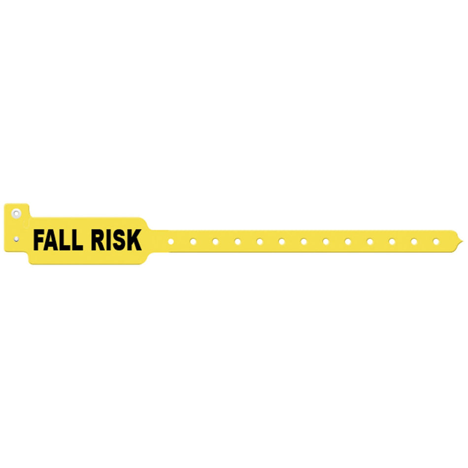 Medical ID Solutions Tri-Laminate Alert Wristbands - Fall Risk (Adult/Pediatric)