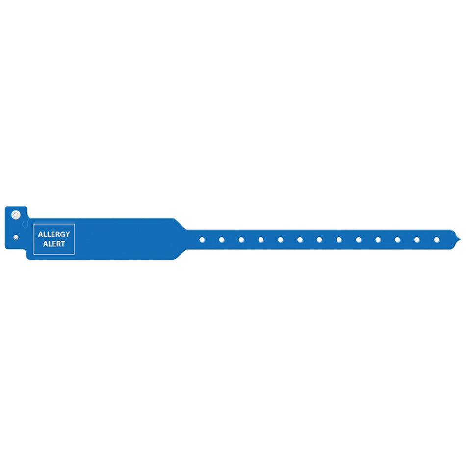 Medical ID Solutions Tri-Laminate Alert Wristbands - Allergy Alert (Adult, 12")