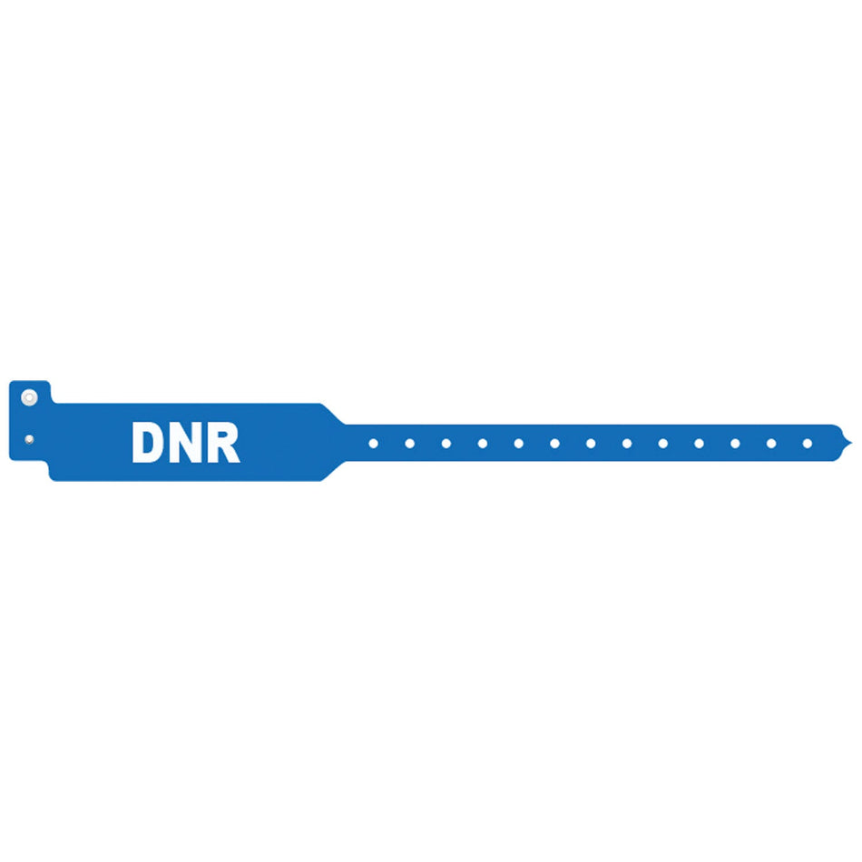 Medical ID Solutions Tri-Laminate Alert Wristbands - DNR (Adult)