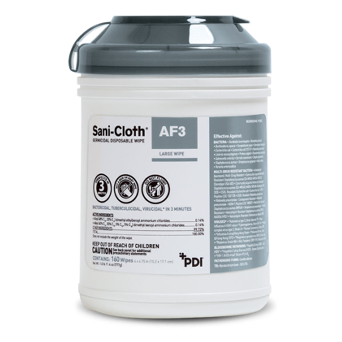 Pdi Sani-Cloth AF3 Germicidal Disposable Wipe - Large Wipes – image 2