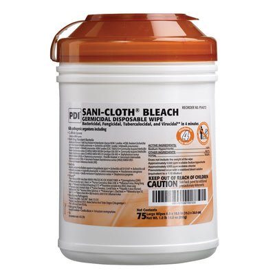 Pdi Sani-Cloth Bleach Germicidal Disposable Wipe - Individual Packs (Large)