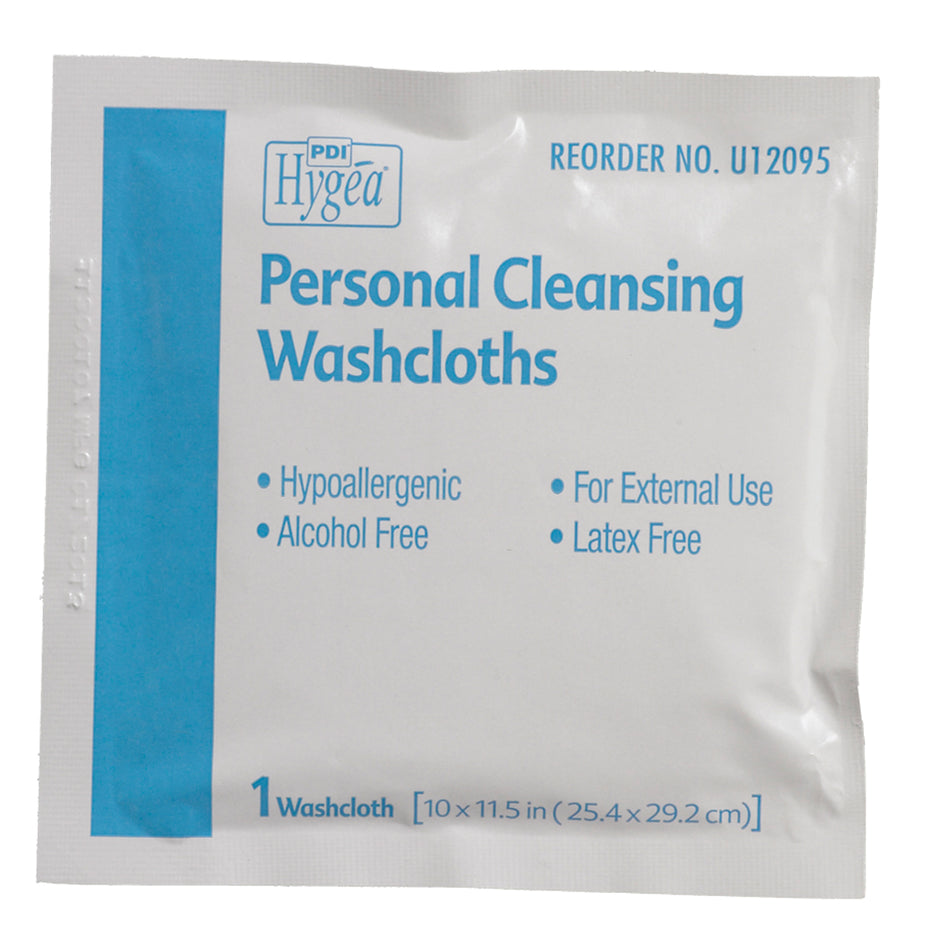 Pdi Hygea Flushable Personal Cleansing Cloths - Multi-Purpose Washcloths