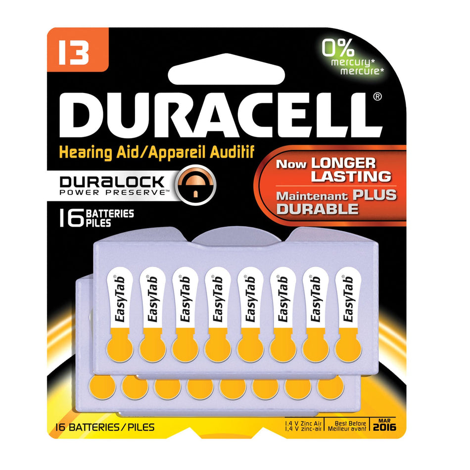 Duracell Hearing Aid Battery - Size 13