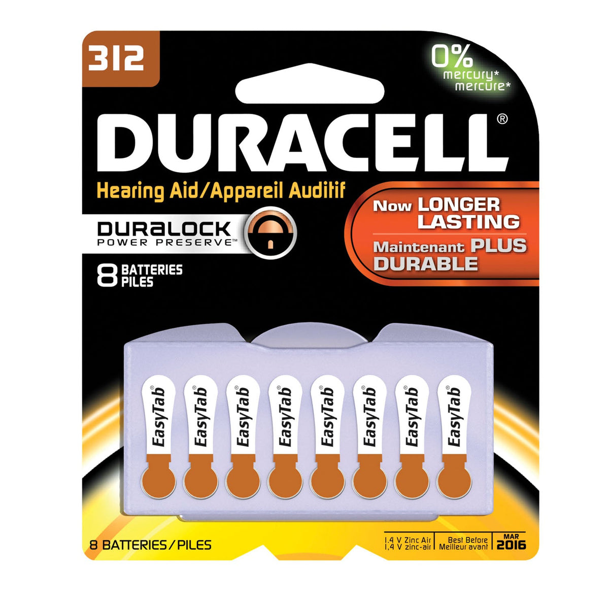 Duracell Hearing Aid Battery - Size 312 – image 2