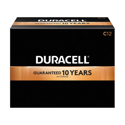 Duracell Coppertop Alkaline Battery with Duralock Power Preservetm Technology - Size C