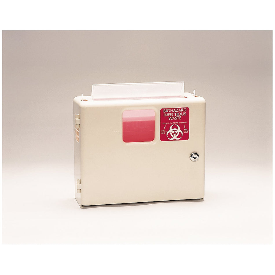 Plasti Wall Mounted Sharps Disposal System - Accessories: Locking Cabinet