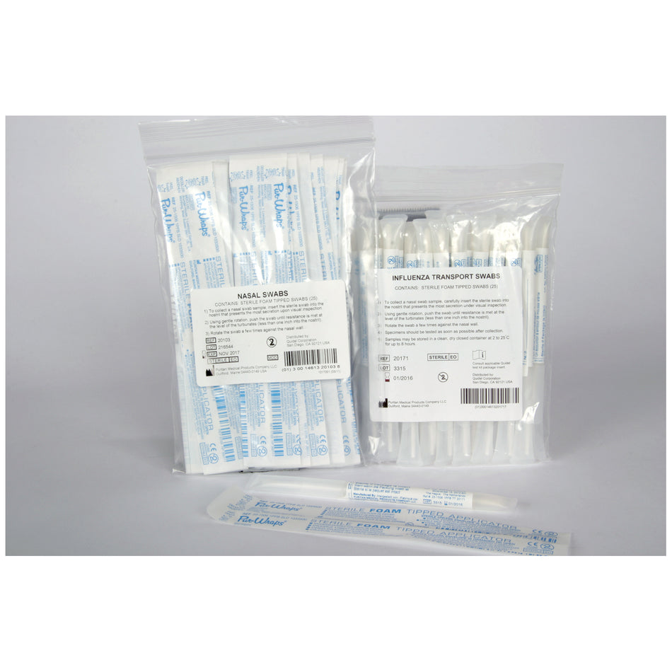 Quidel Quickvue Influenza Swabs - Transport Tubes