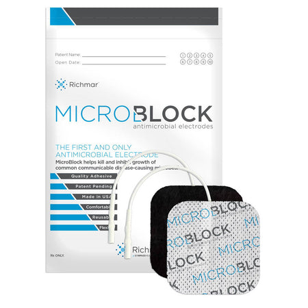 Richmar Microblock Antimicrobial Electrodes - 2" Round