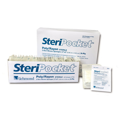 Richmond Steripockettm Sponges - Cotton Filled