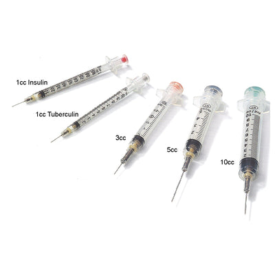 Retractable Vanishpoint Safety Syringe with Needle - 3ML, 25G X 5/8"