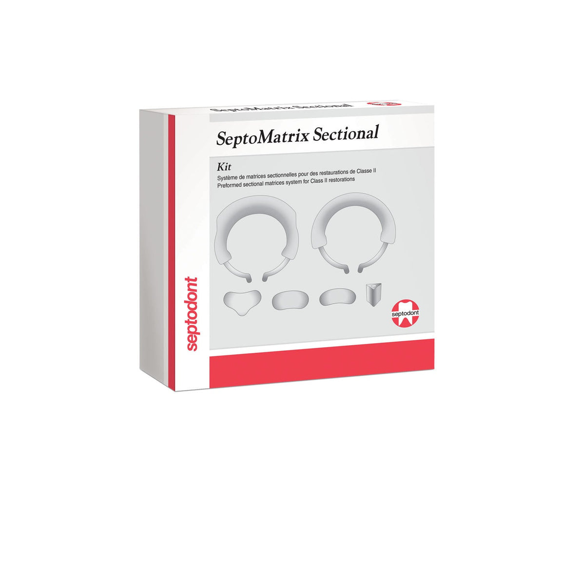 Septodont Septomatrix Sectional System - Kits (Assorted Matrices, Reinforced Rrings, Triangular Silicone Tips)