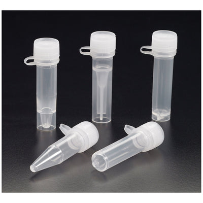 Simport Micrewtube Tubes with Lip Seal Screw Cap & Attachment Loop - Non-Sterile (0.5ML)