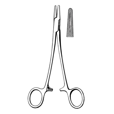 Sklar Reusable Needle Holders - Mayo-Hegar Serrated Broad Jaw