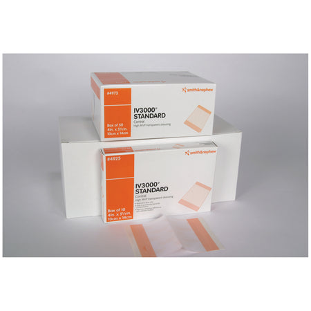 Smith & Nephew Opsitetm IV3000 Transparent Adhesive Film Dressings - Central Dressing