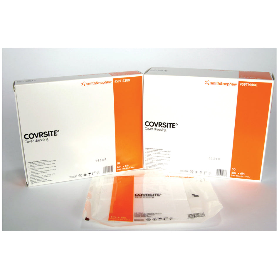 Smith & Nephew Covrsite Cover Dressings 6" x 6"