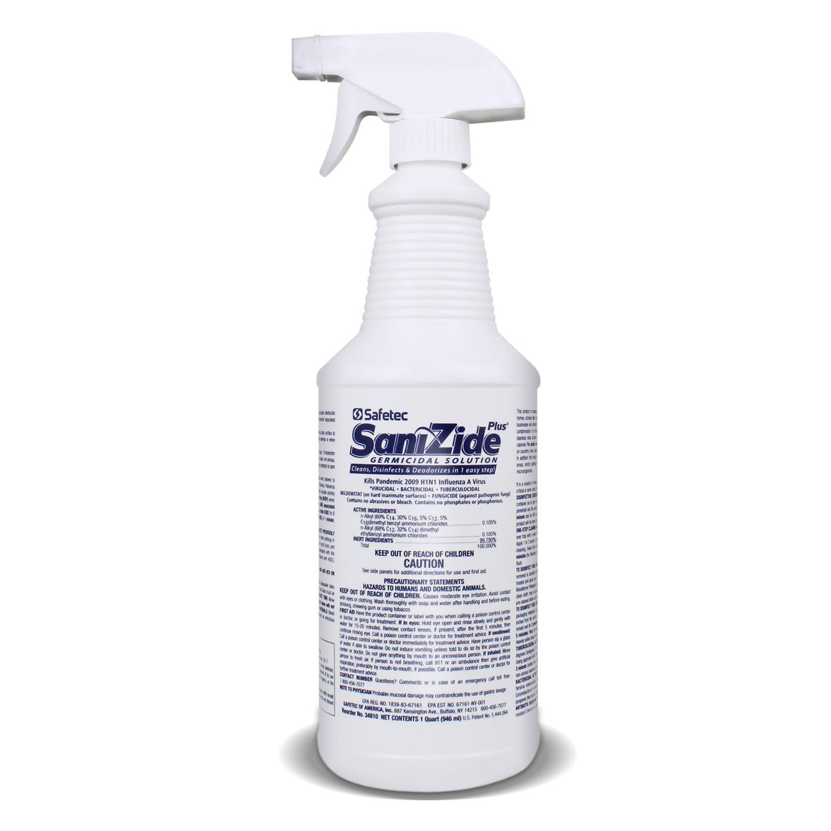 Safetec Sanizide Plus Surface Disinfectant Spray – image 2