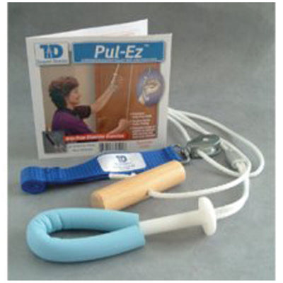 Therapeutic Pul-Eztm Pull-Easy Shoulder Pulley with Webbing Door Strap