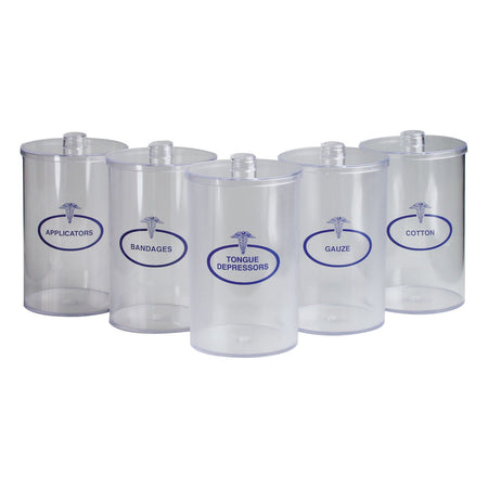 Dukal Tech-Med Sundry Jars - Clear Plastic