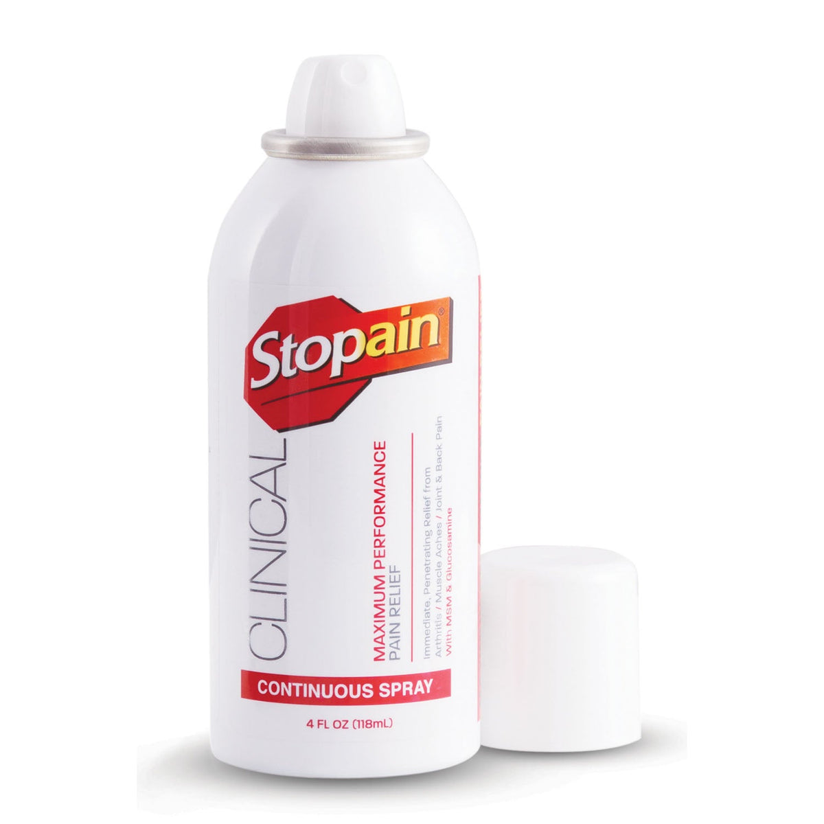 Troy Healthcare Stopain Clinical Pain Relieving Products - 360° Continuous Spray