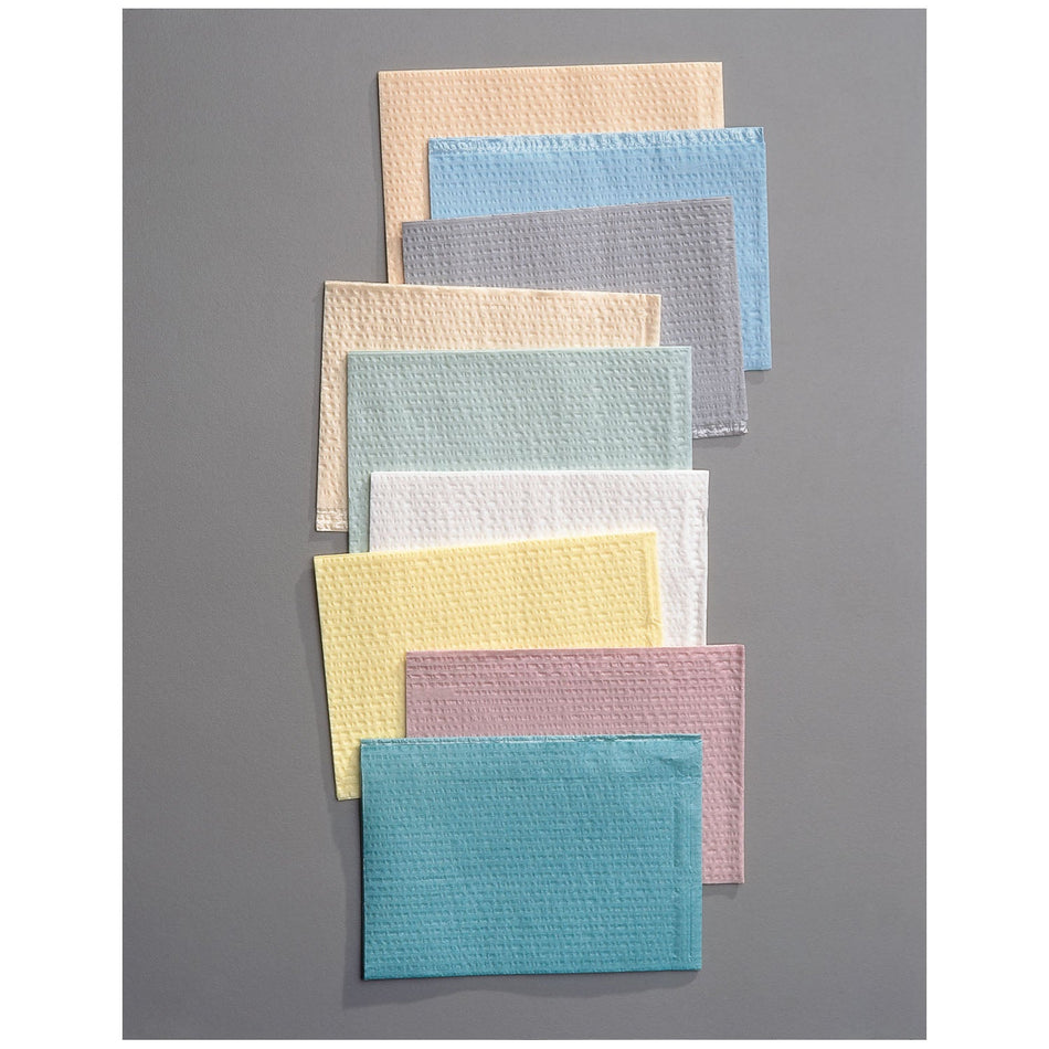 Tidi 3-Ply Tissue/Poly Towel & Bib - 13" x 18" (Towels) - Lavender Variant