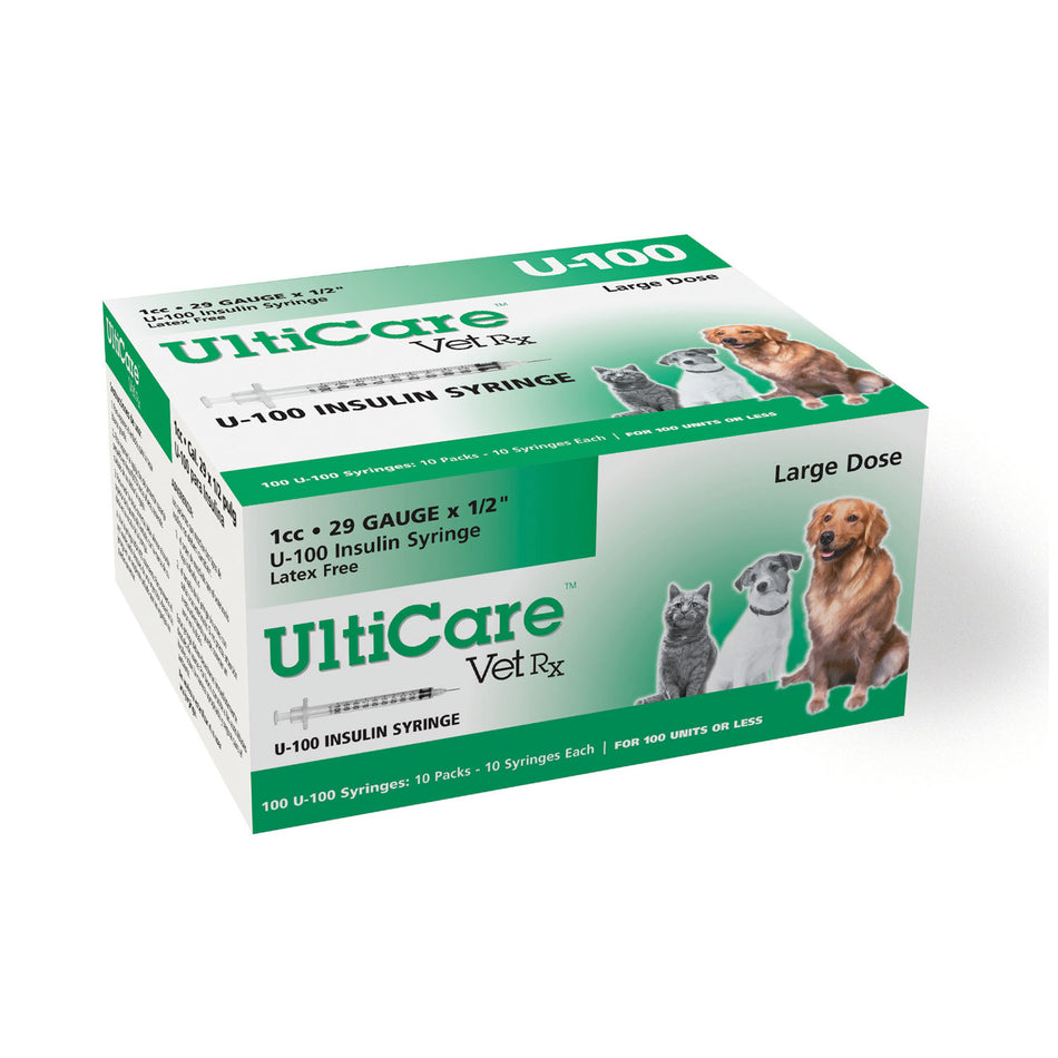 Ultimed Ultricare Vetrx Diabetes Care Insulin Syringes - U-100, 29G