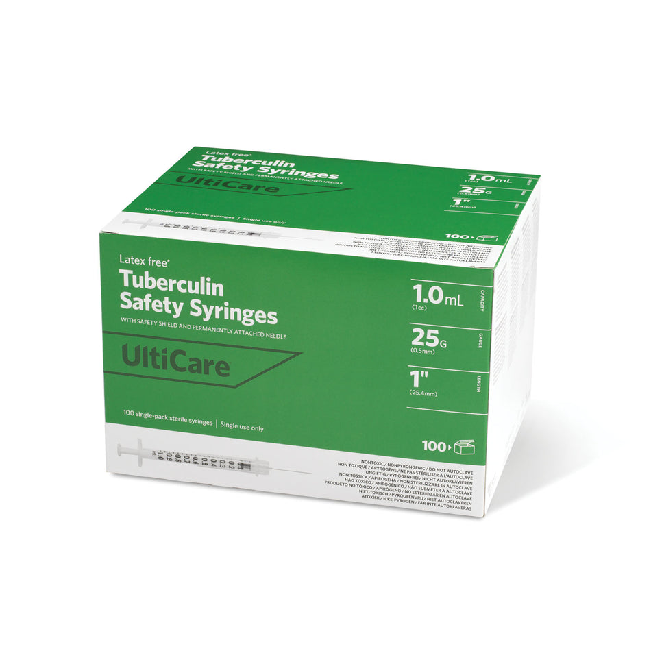 Ultimed Ulticare Tuberculin Safety Syringes - 25G X 1"