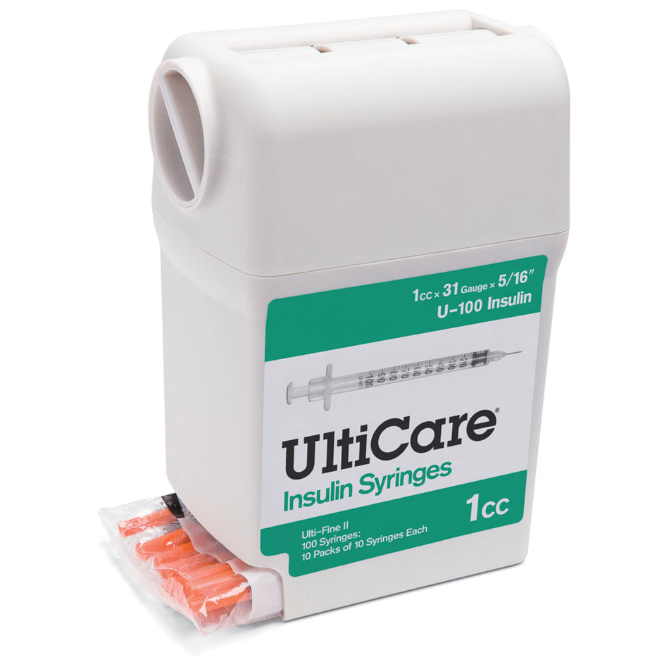 Ultimed Ulticare Ultiguard Syringes - 1CC, 31G X 5/16"