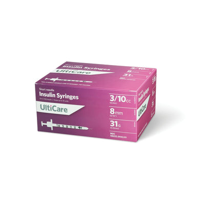 Ultimed Ulticare Insulin Syringes - 3/10CC - 31G