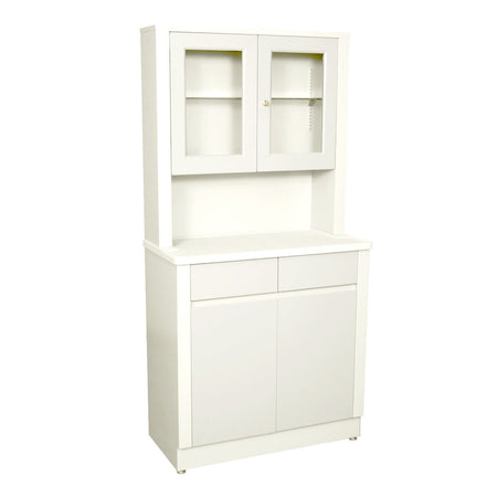 Umf Medical Cabinets - Treatment Cabinets with Upper Cabinet Section, Two Doors, Two Drawers