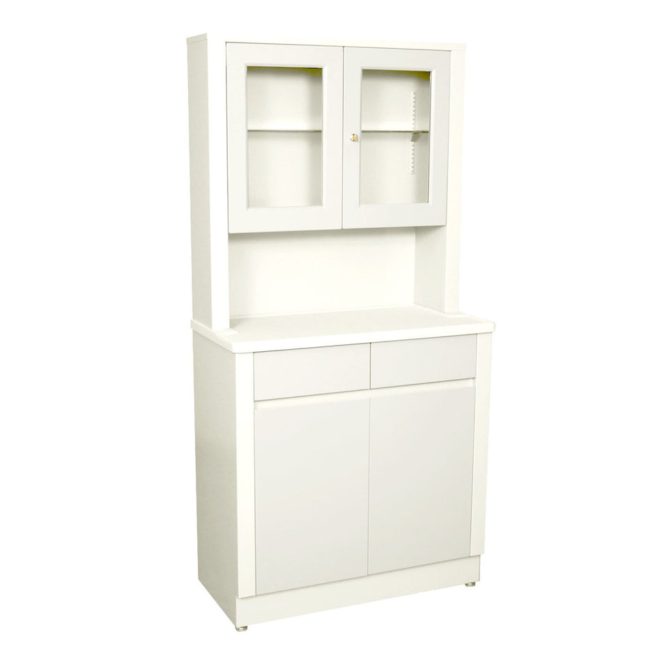 Umf Medical Cabinets - Treatment Cabinets with Upper Cabinet Section, Two Doors, Two Drawers