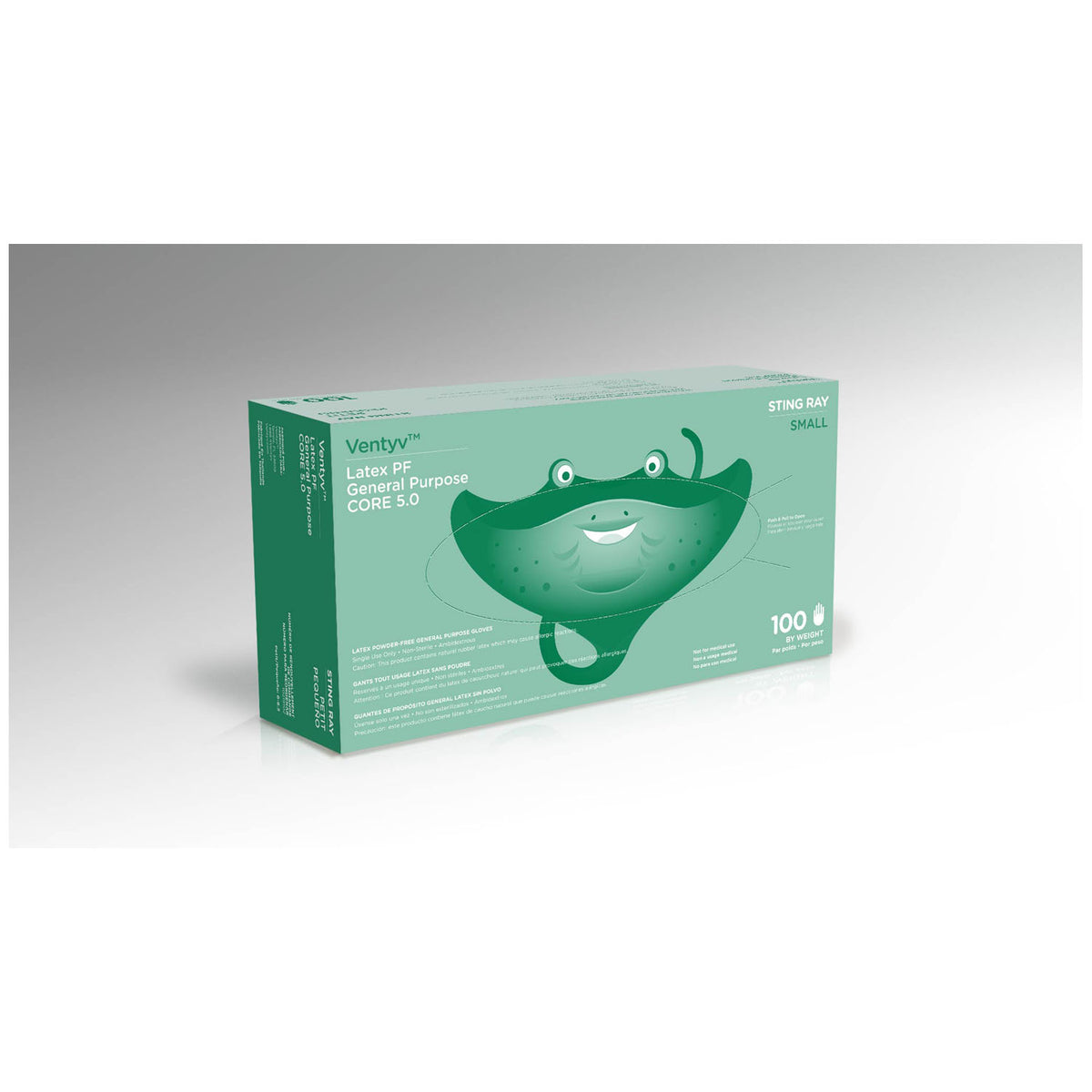 Ventyv Core 5.0 Latex General Purpose Gloves (Stingray)