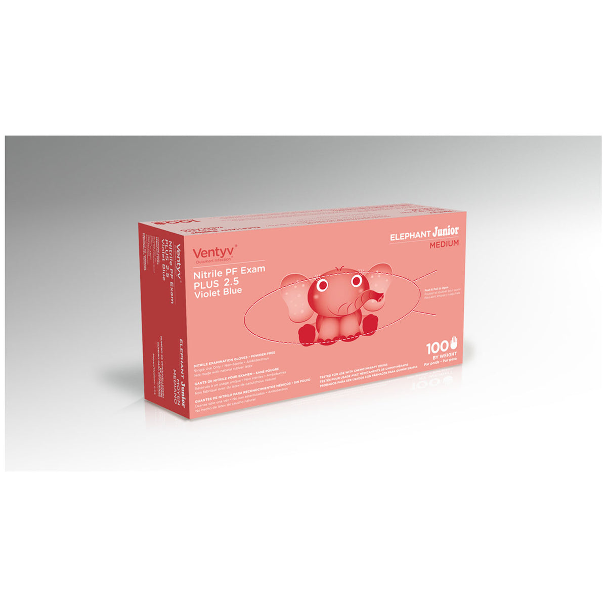 Ventyv Plus 2.5 Nitrile Powder-Free Exam Gloves (Elephant Junior) – image 4