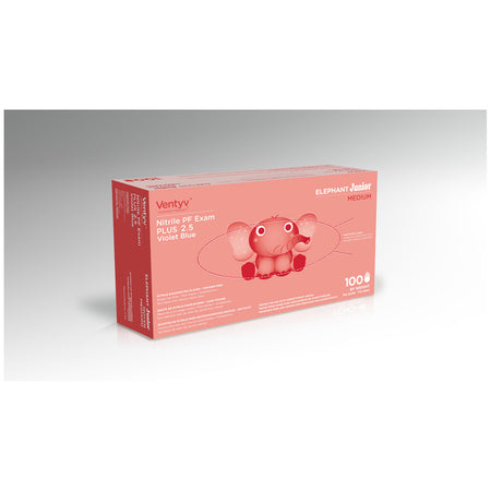 Ventyv Plus 2.5 Nitrile Powder-Free Exam Gloves (Elephant Junior) – image 4