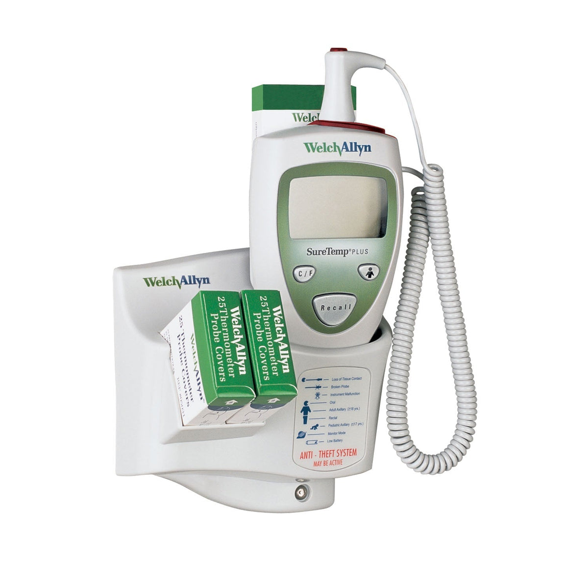 Welch Allyn Suretemp Plus Electronic Thermometer - Model 690, Rectal Probe, 9 ft